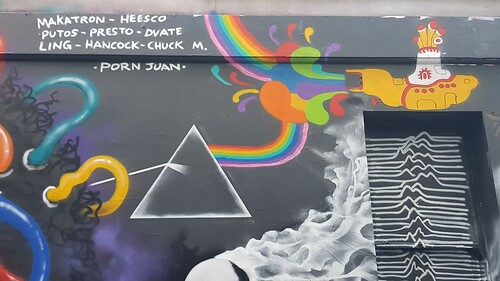 Classic Albums mural in AC/DC Lane — reference image from Flickr