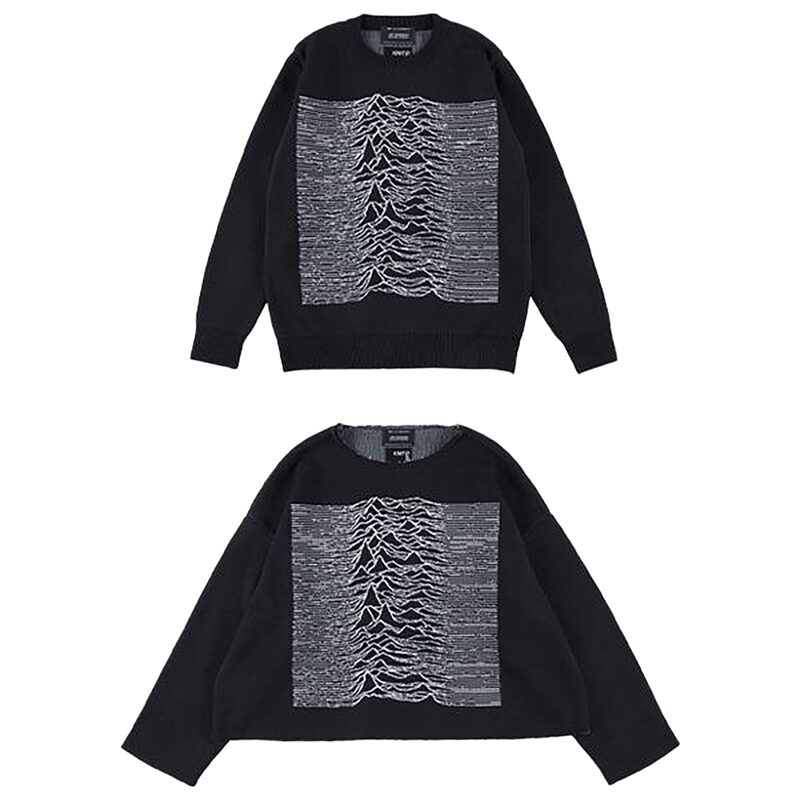 Knit Gang Council / Unknown Pleasures Crew Neck Sweater — reference image from Medicom Toy