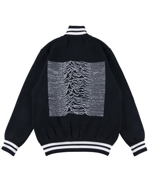 Knit Gang Council / Unknown Pleasures Knit Blouson — reference image from ZOZOTOWN / Medicom Toy