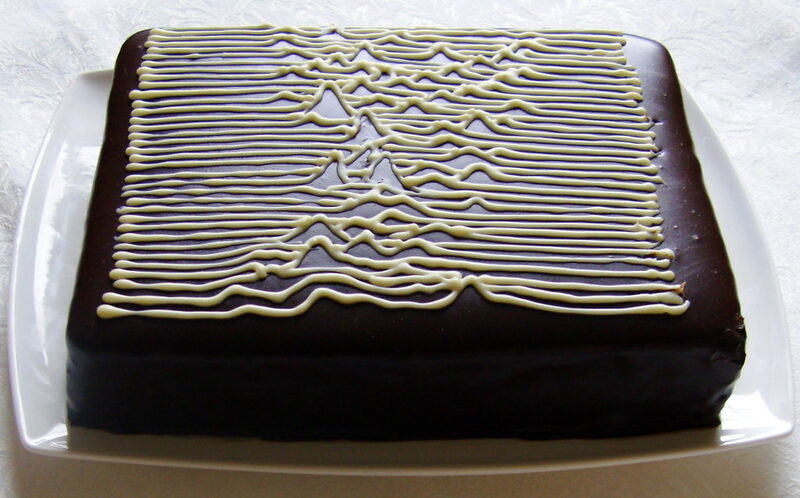 Known Pleasures chocolate cake — reference image from Flickr