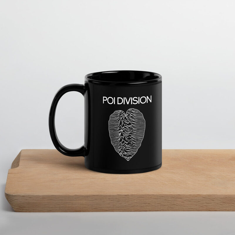 Poi Division coffee mug — reference image from Claymore Minds Co.