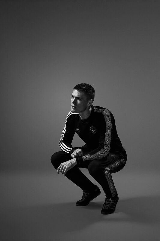Pulsebeat Long Sleeve Jersey — reference image from adidas / Manchester United