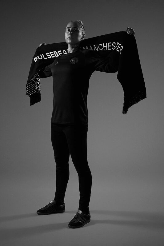 Pulsebeat Scarf — reference image from adidas / Manchester United