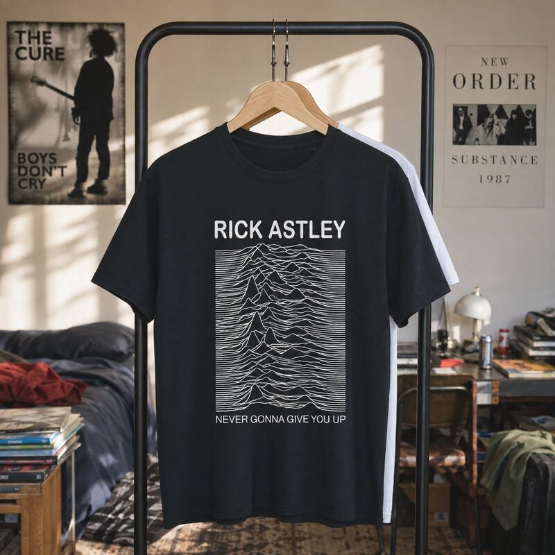 Rick Astley × Joy Division — reference image from Super Lapin