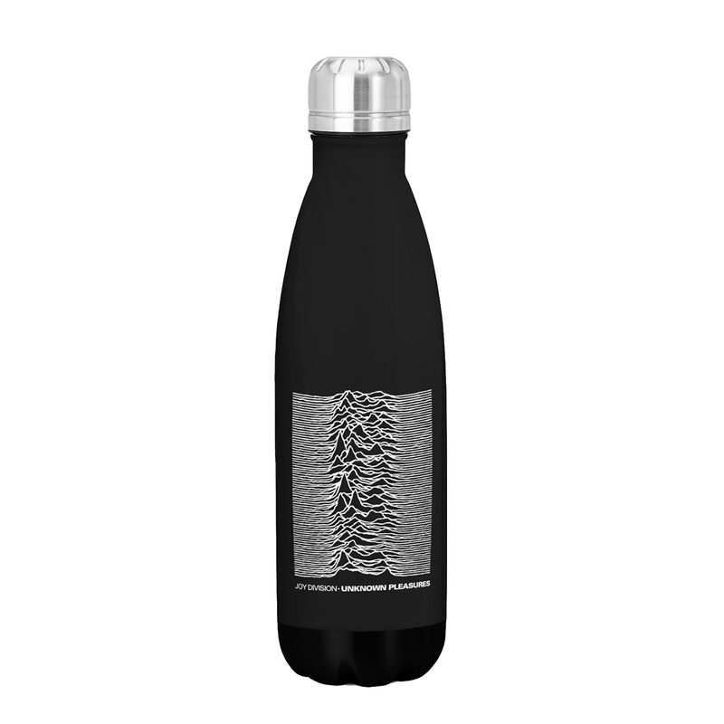 Rocksax Unknown Pleasures insulated bottle — reference image from Rocksax