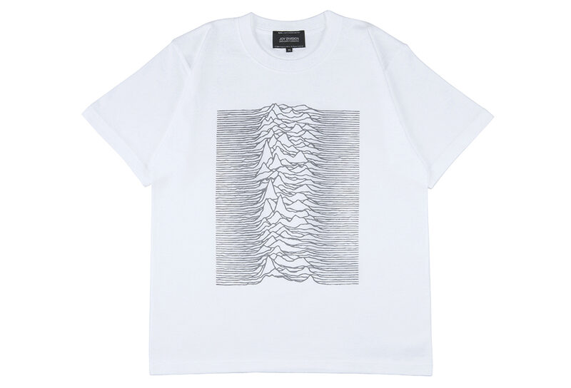 Sync. Reflective Unknown Pleasures T-shirt — reference image from Sync. / Medicom Toy
