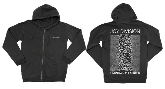 Unknown Pleasures Hoodie — reference image from New Order Official Store
