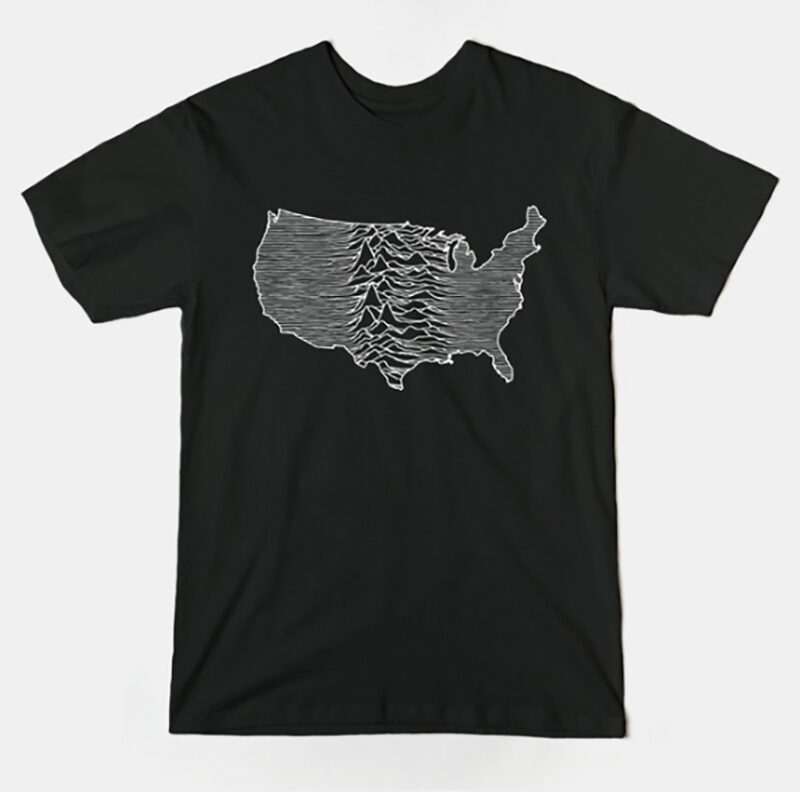 Unknown Pleasures of America — reference image from Drew Dernavich
